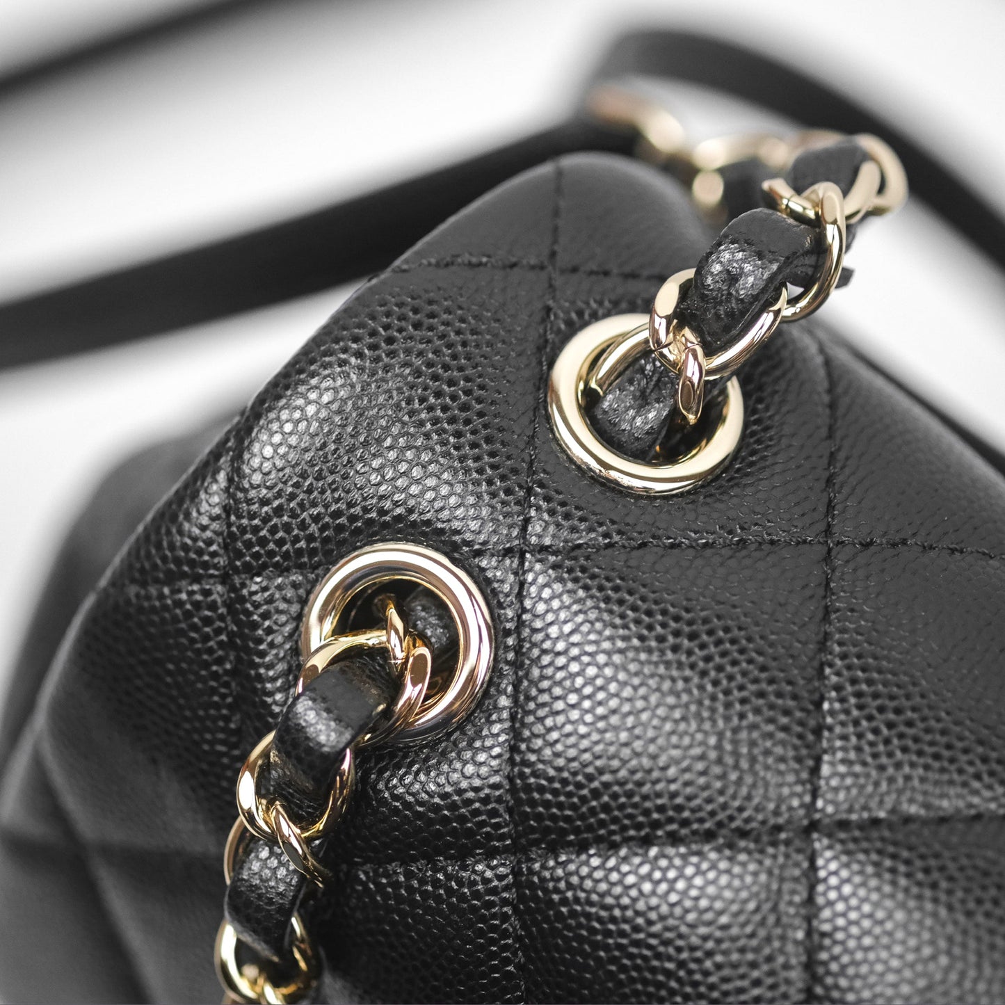 Chanel Small Urban Spirit Backpack Black Caviar Gold Hardware