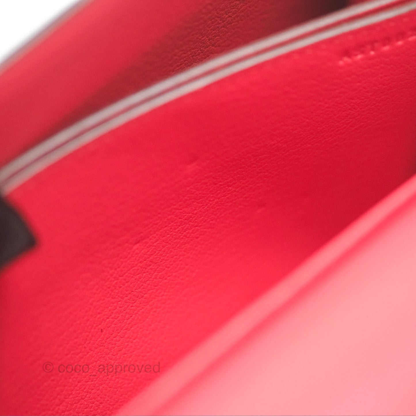 Hermès Roulis Mini 18 Rouge De Coeur Evercolor Permabrass Hardware