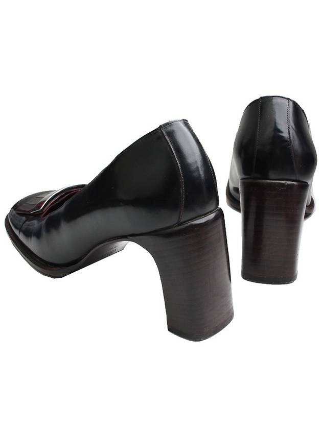 Luxury Gucci Trending 2025 Black chunky heel shoes 37 half C