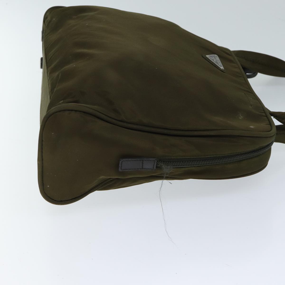 Luxury PradaShoulder Bag Nylon Khaki 71908