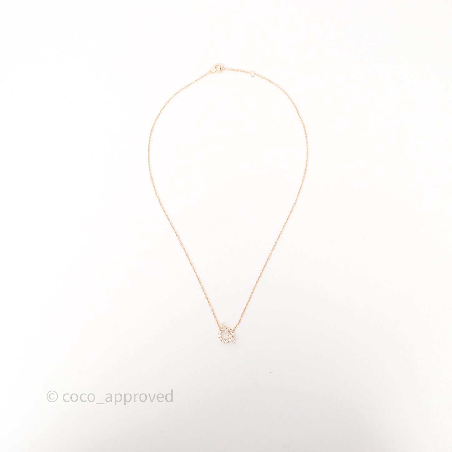 Hermès Finesse Necklace Rose Gold