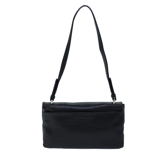 Luxury PradaShoulder Bag Leather Black 71914