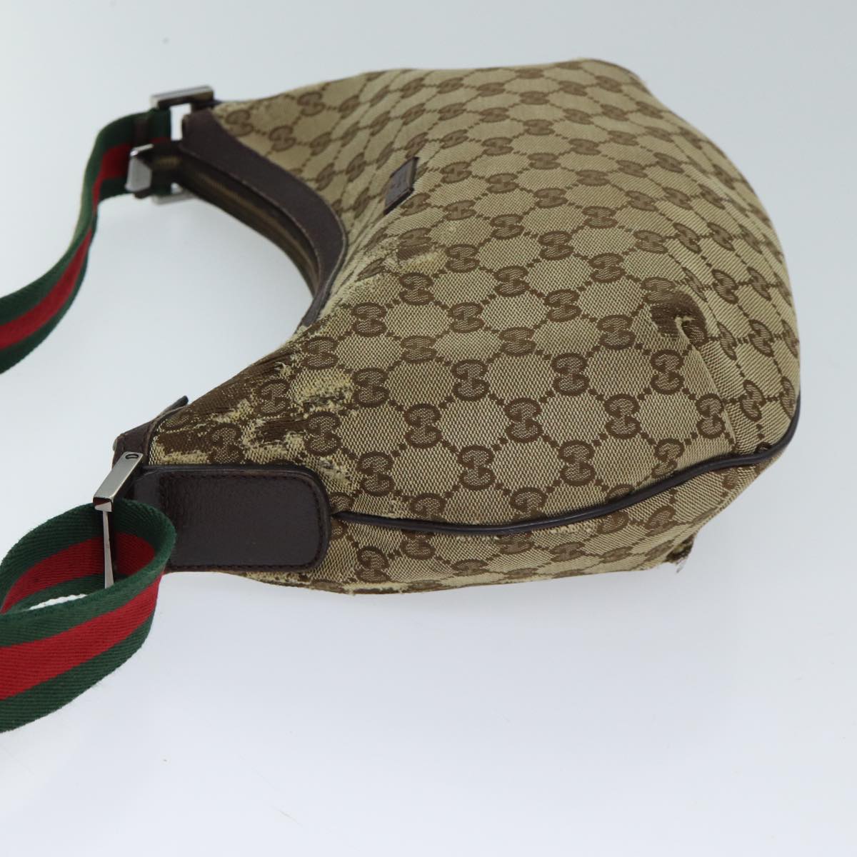 Luxury Gucci Trending 2025 GG Canvas Web Sherry Line Shoulder Bag Beige Red Green 181092  71918