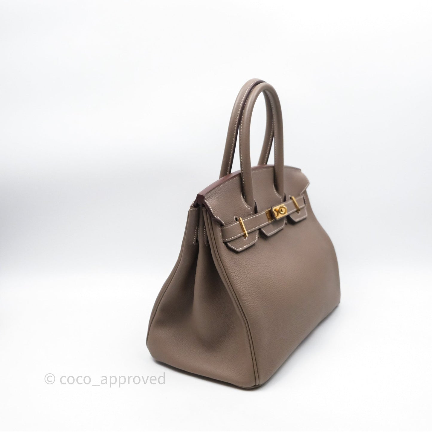 Hermès Birkin 30 Etoupe 18 Togo Gold Hardware
