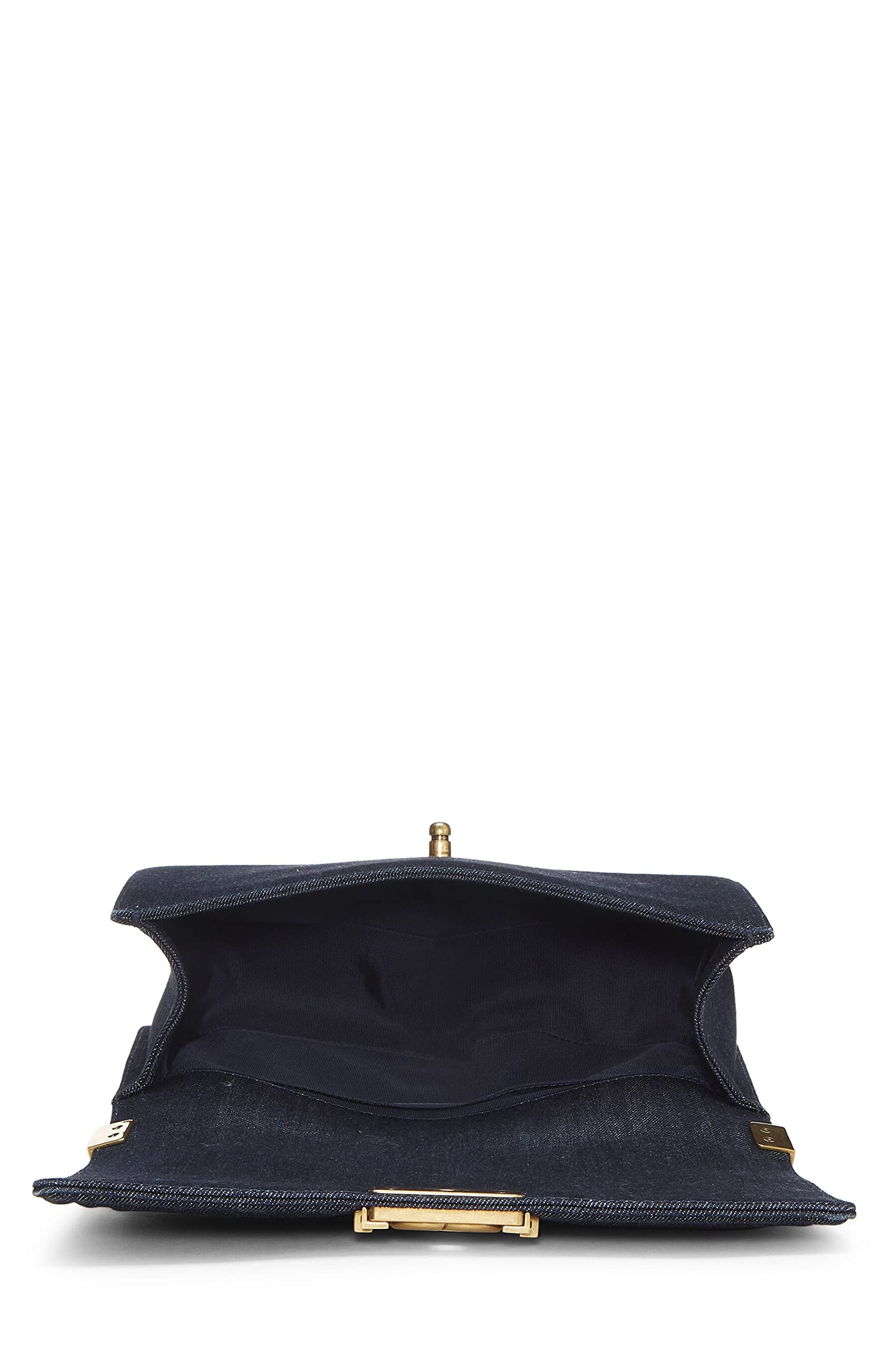 Chanel,  Navy & Red Denim Boy Bag Medium, Multi