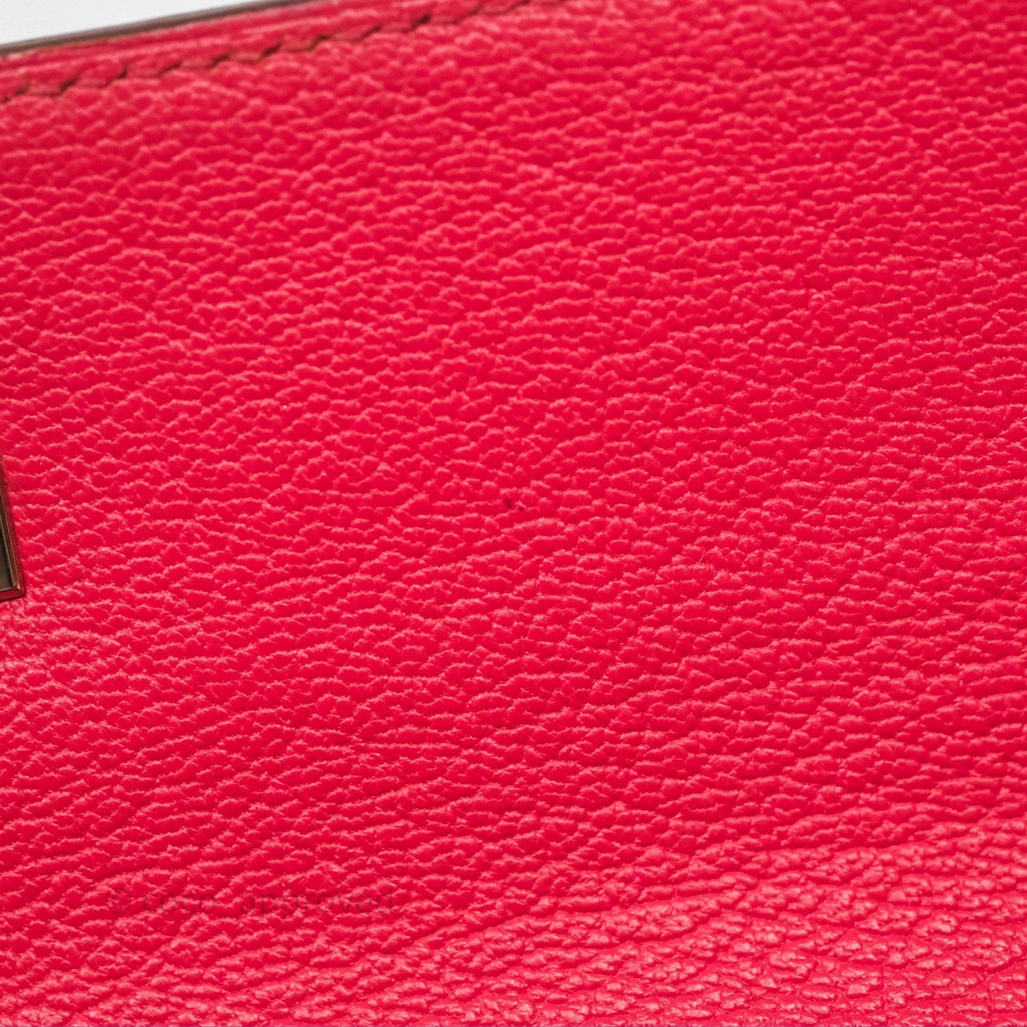 Hermès Kelly Wallet Pink Chevre Mysore Palladium Hardware