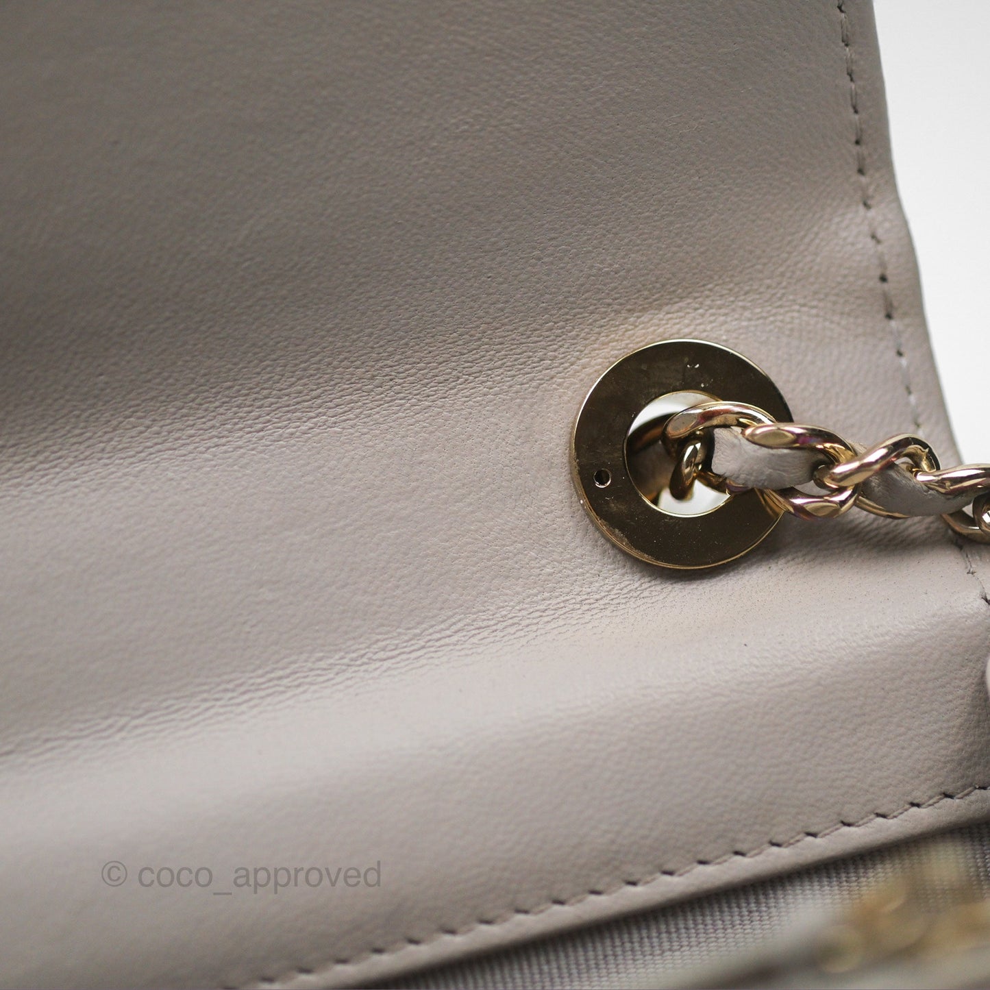Chanel Trendy CC WOC Quilted Grey Lambskin Gold Hardware