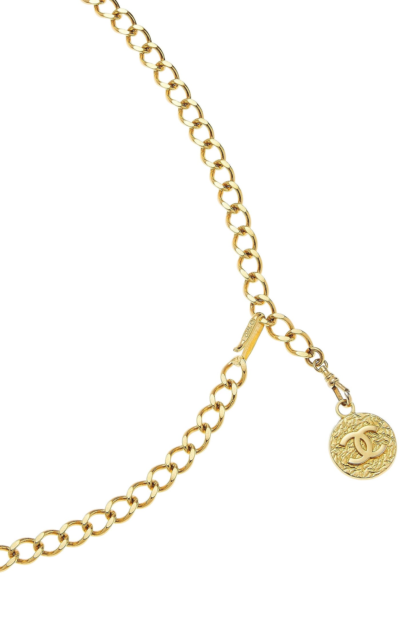 Chanel,  Gold 'CC' Chain Belt, Gold