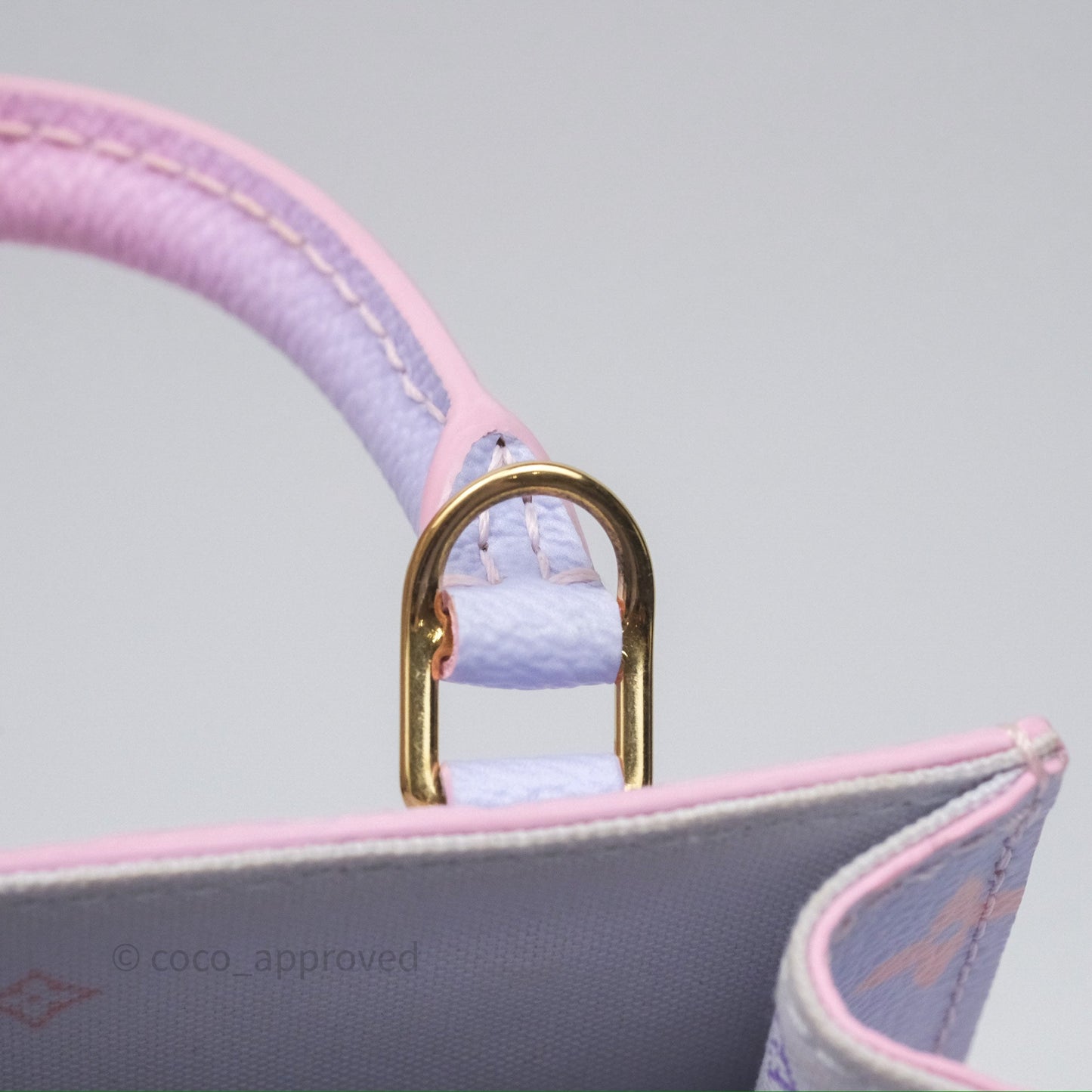 Louis Vuitton Petit Sac Plat Bag Sunrise Pastel