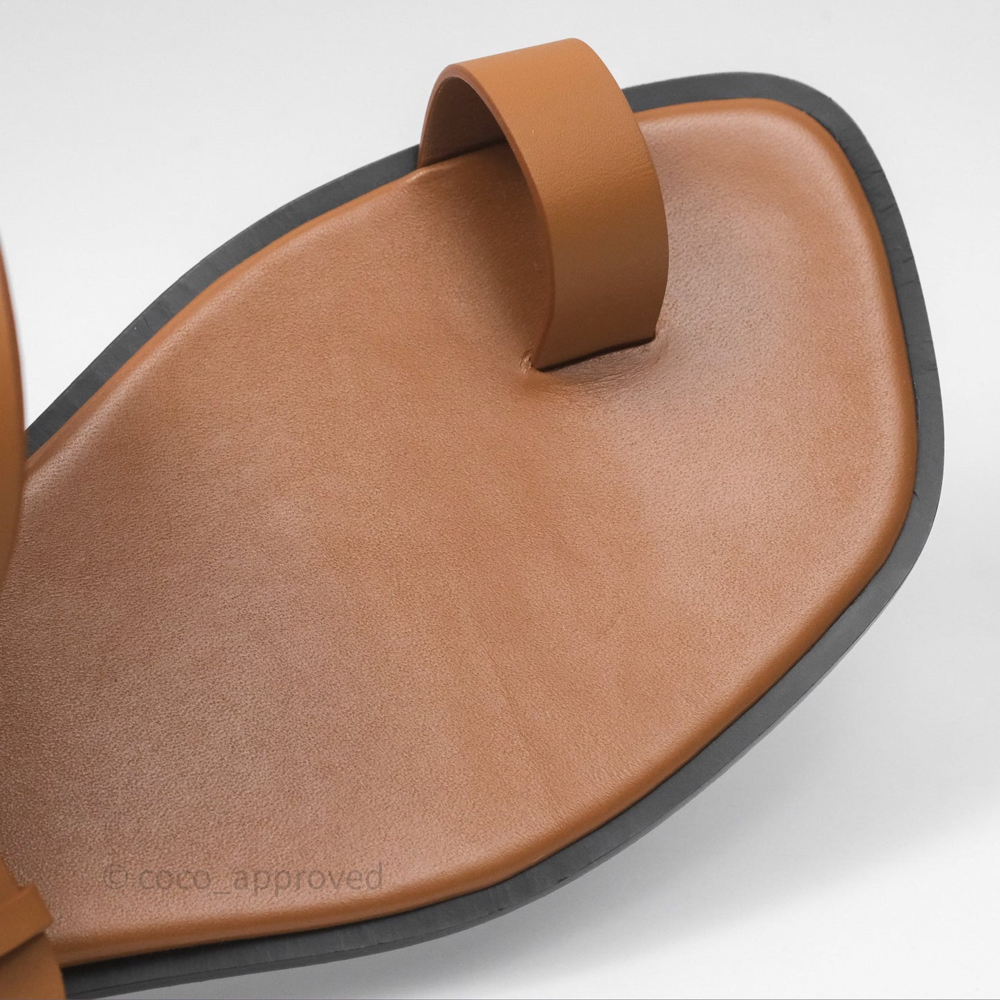 Hermès Hera Sandals Natural Calfskin Size 38