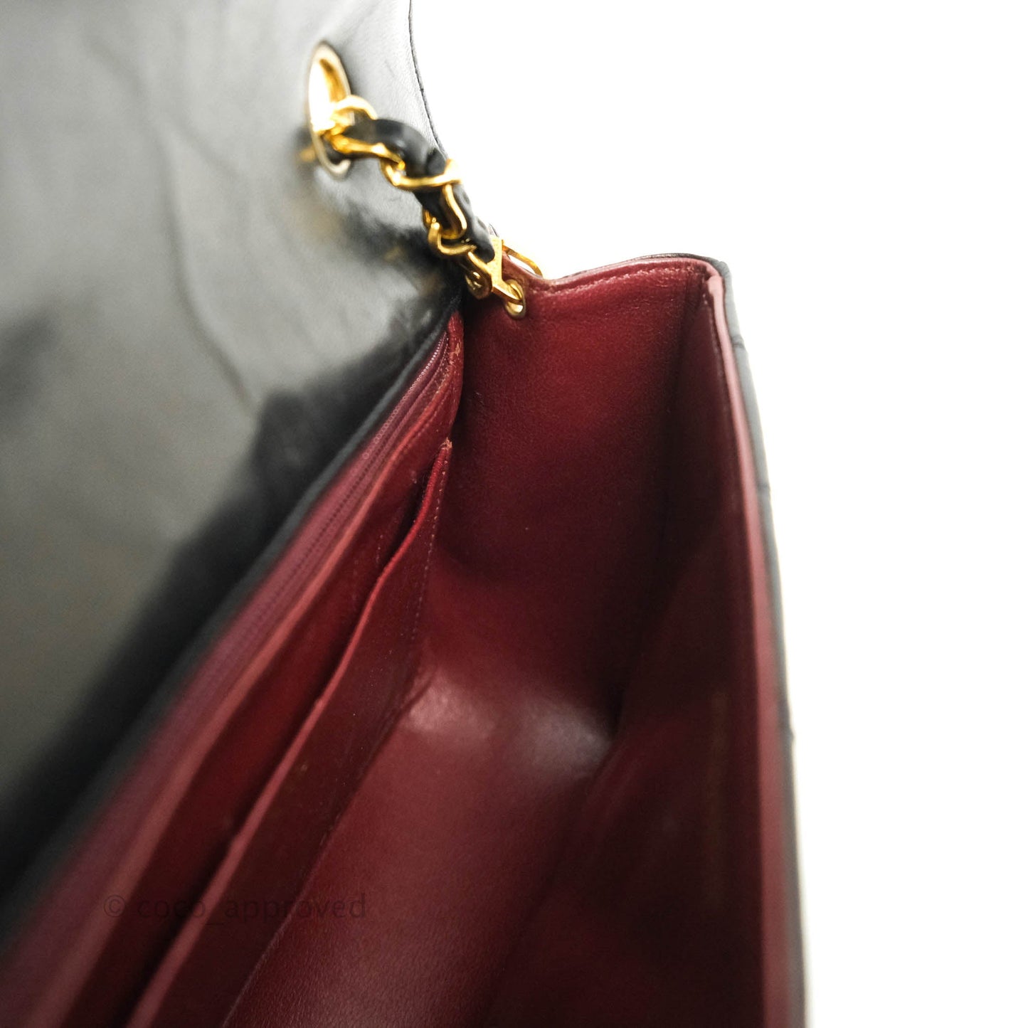 Chanel Black Quilted Lambskin Small Vintage Classic Diana Flap Bag