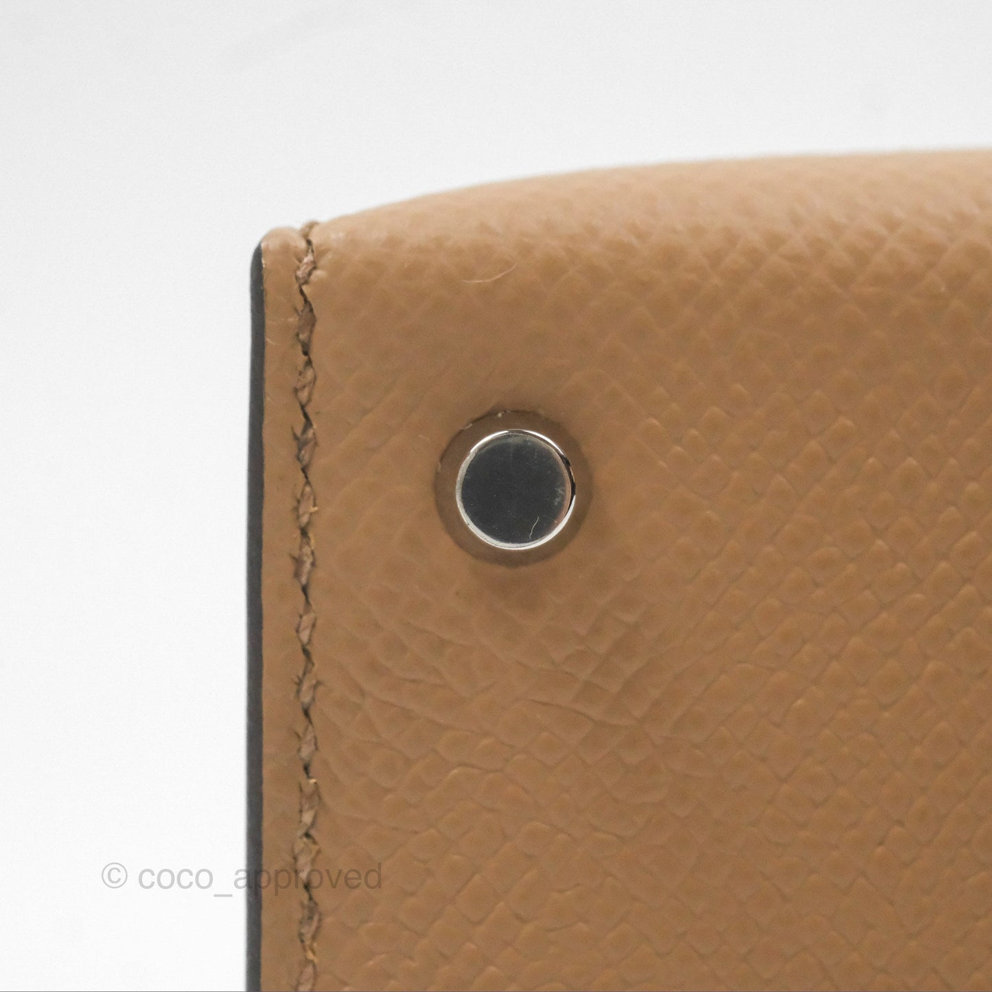 Hermès Mini Kelly II Chai 0M Epsom Palladium Hardware