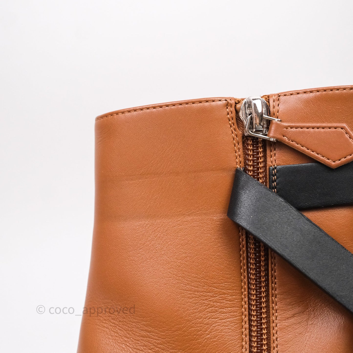 Hermes Saint Germain Ankle Boots Brown Size 39