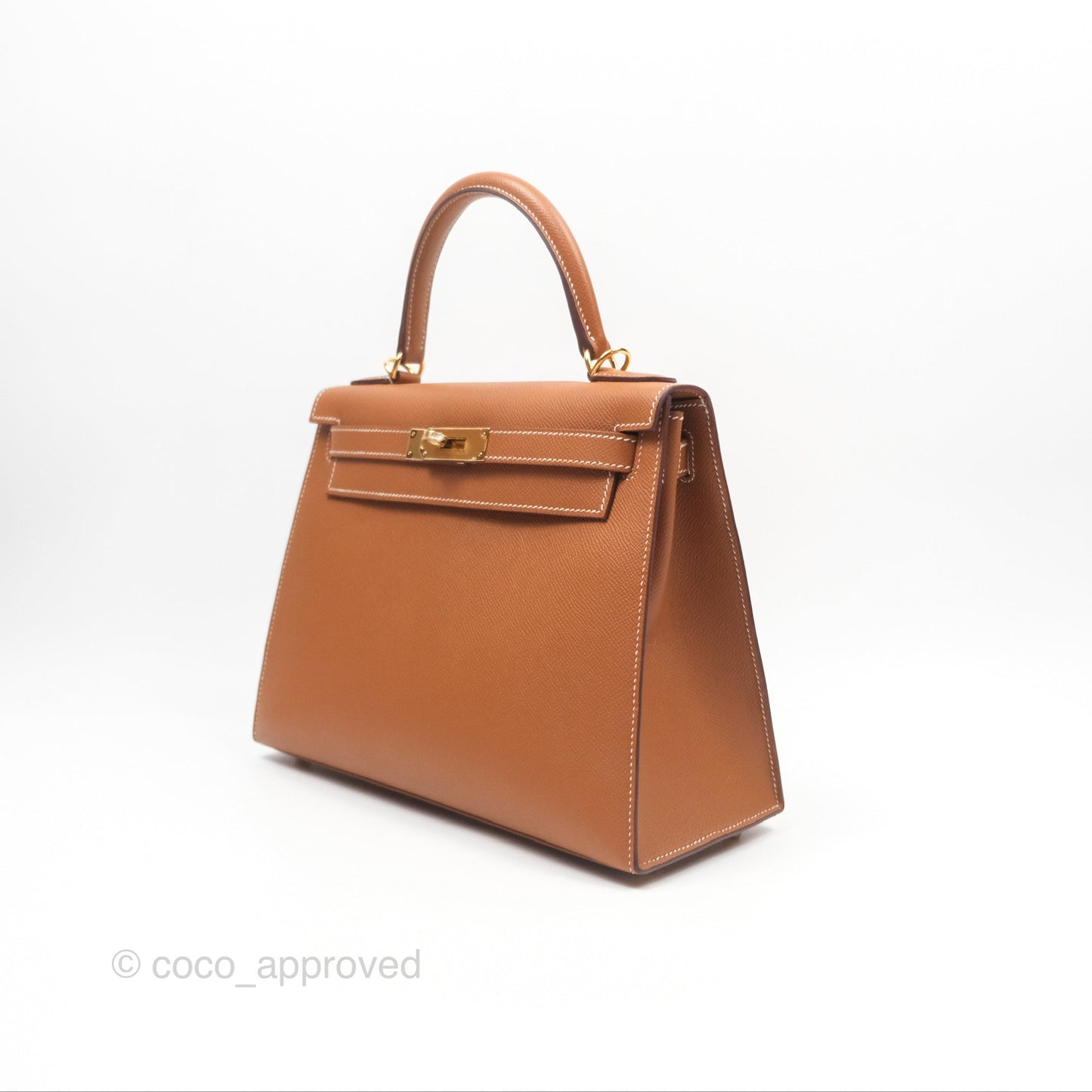 Hermès Kelly Sellier 28 Gold 37 Epsom Gold Hardware