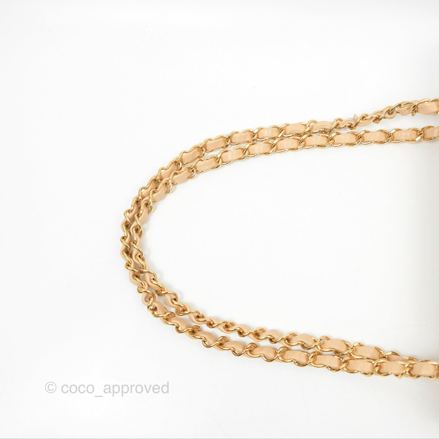 Chanel Small Quilted Classic Flap Beige Caviar Gold Hardware