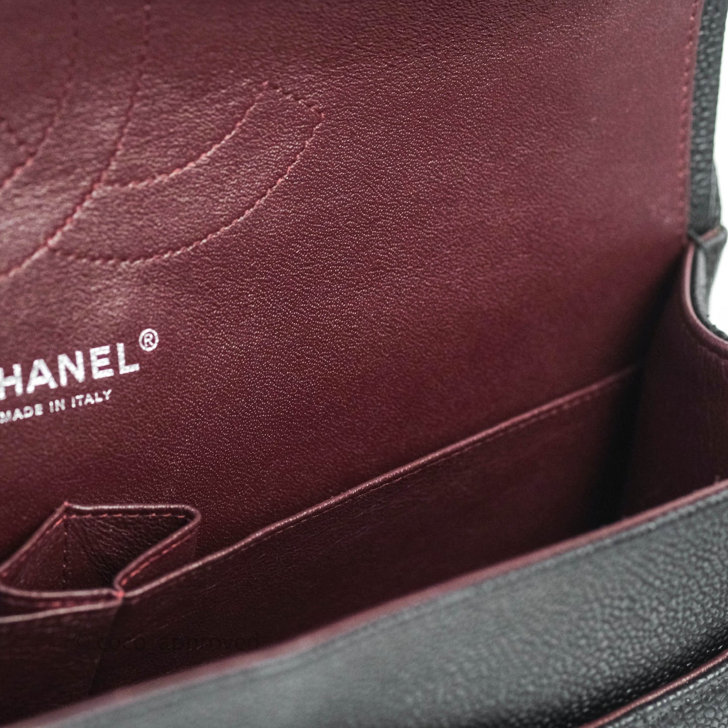 Chanel Jumbo Double Flap Black Caviar Silver Hardware⁣⁣