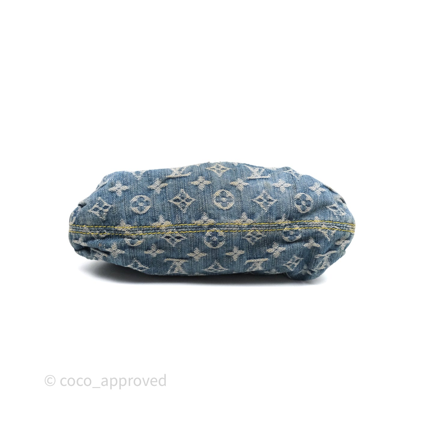 Louis Vuitton Mini Pleaty bag Denim Monogram Gold Hardware