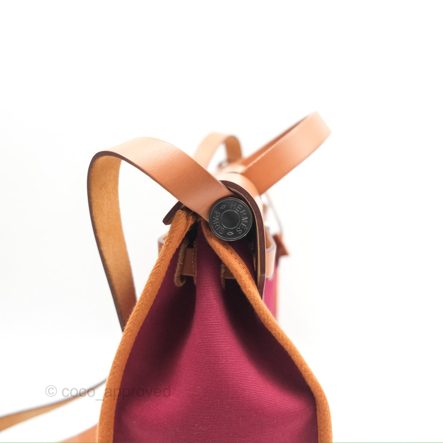 Hermès Herbag Zip 31 Retourne Rose Bubblegum Rubis Nature Canvas Palladium Hardware