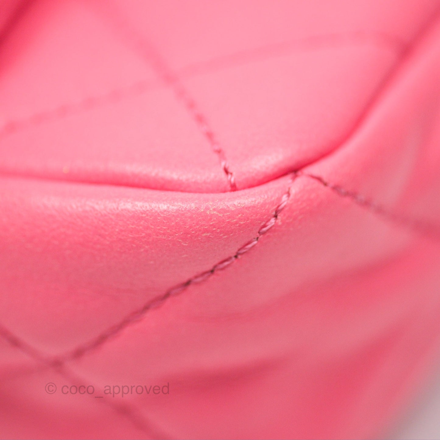 Chanel Quilted Mini CC Funky Town Flap Pink Lambskin Aged Gold Hardware