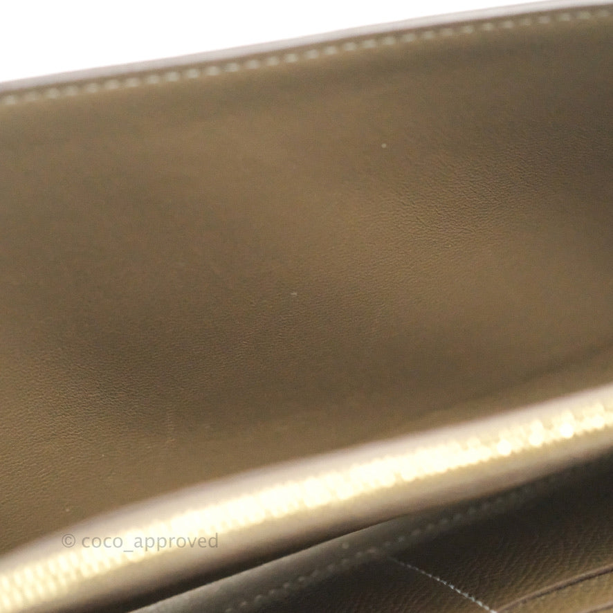 Hermès Constance Long To Go Wallet Etoupe Epsom Gold Hardware