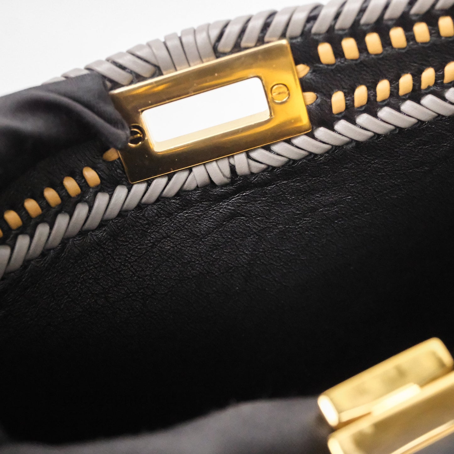 Fendi Small Peekaboo Iseeu Black/ Grey