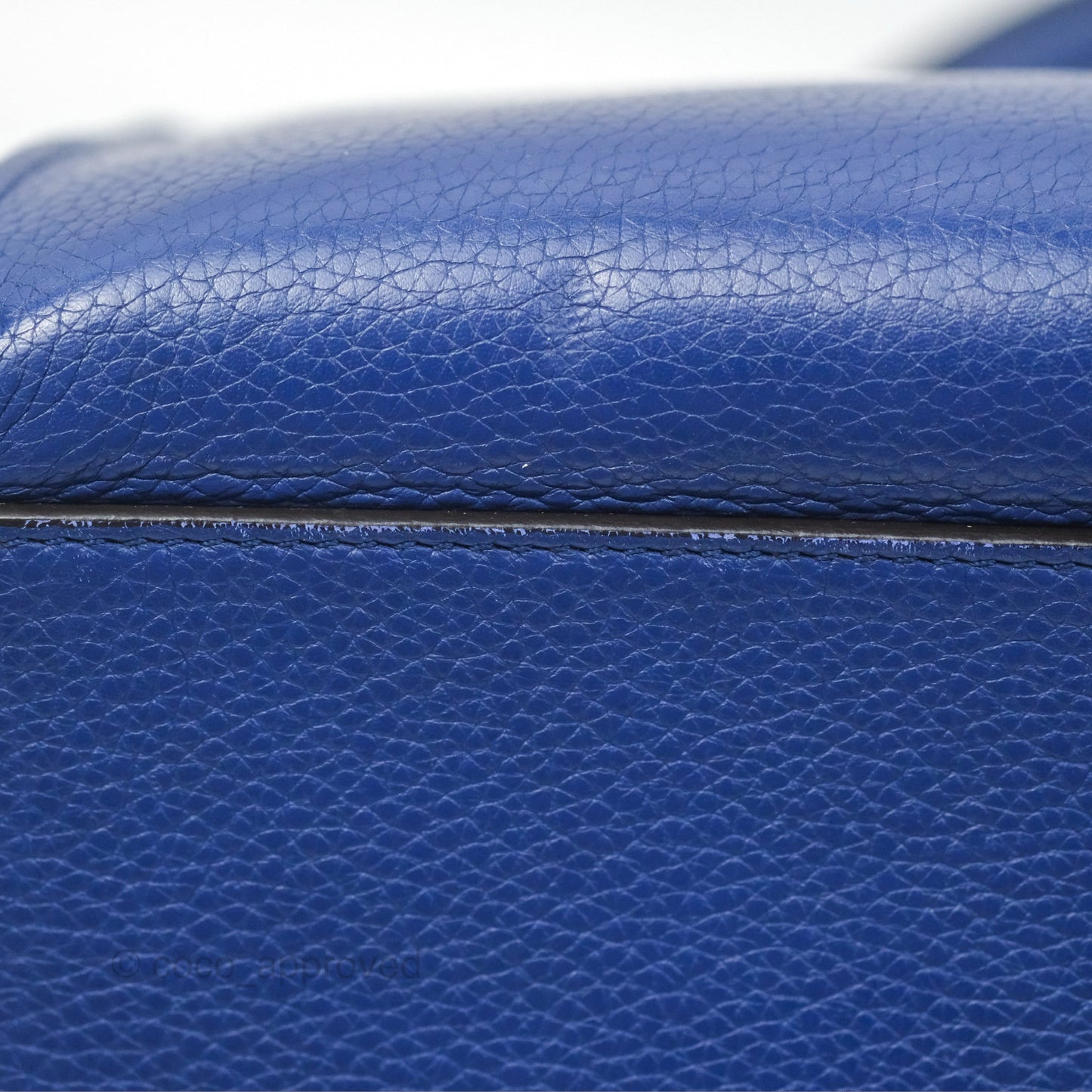 Celine Small Sleek Trapeze Blue Calfskin