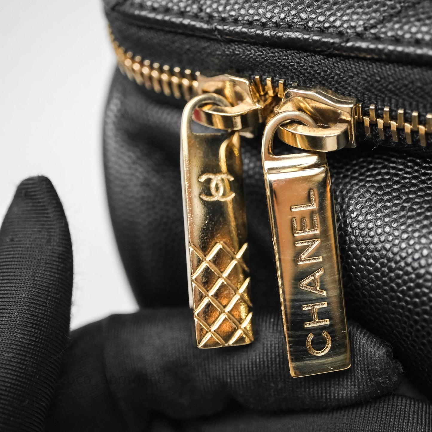 Chanel Quilted Business Affinity Backpack Black Caviar Gold Hardware