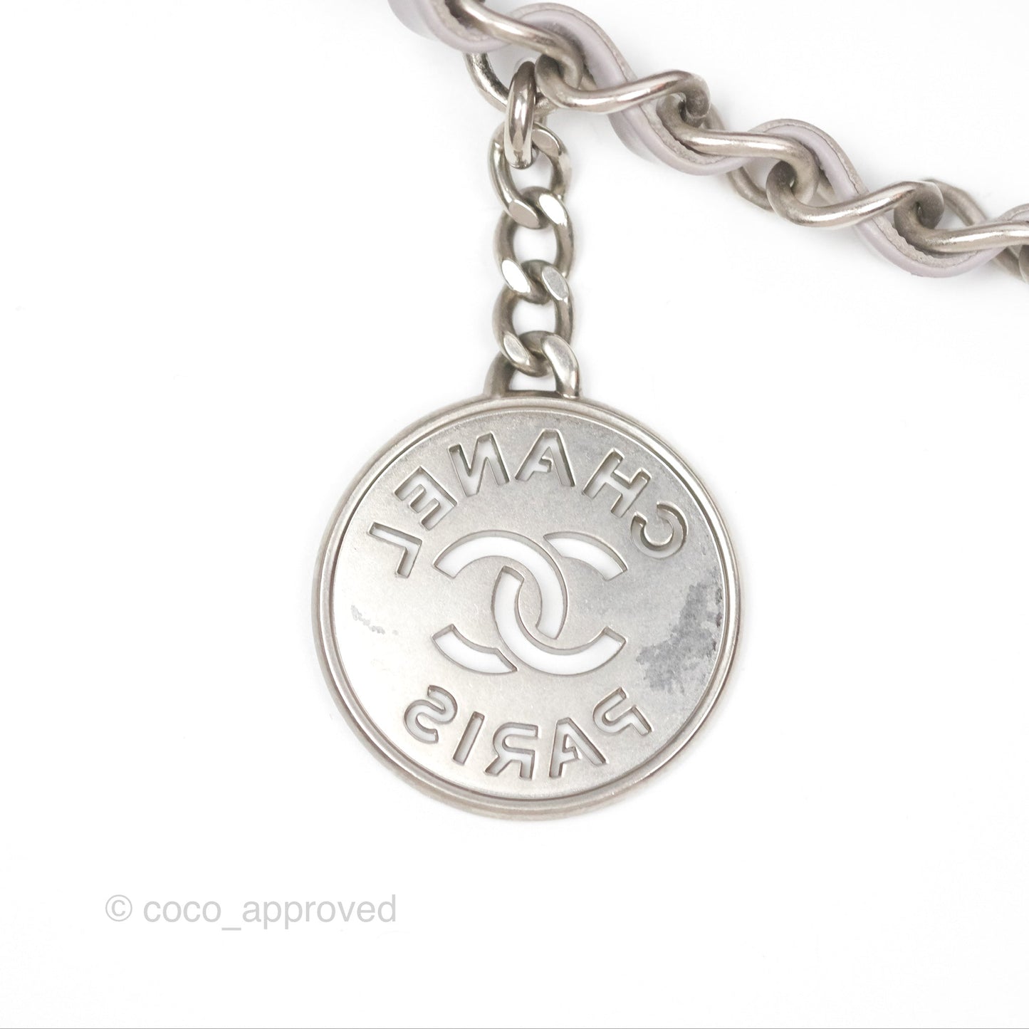 Chanel 22 Small Grey Aged Calfskin Matte Silver Hardware