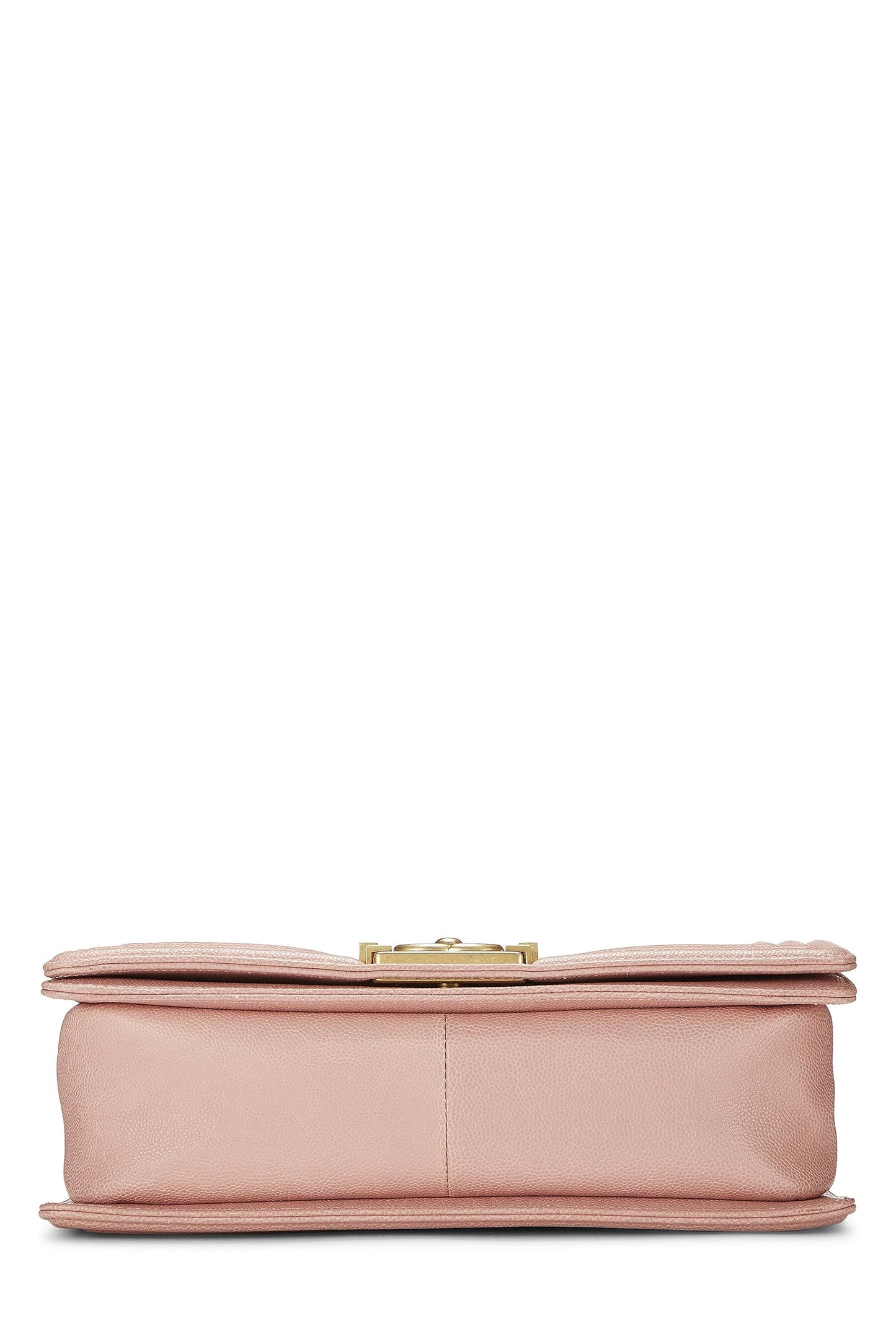 Chanel,  Pink Quilted Caviar Boy Bag Medium, Pink