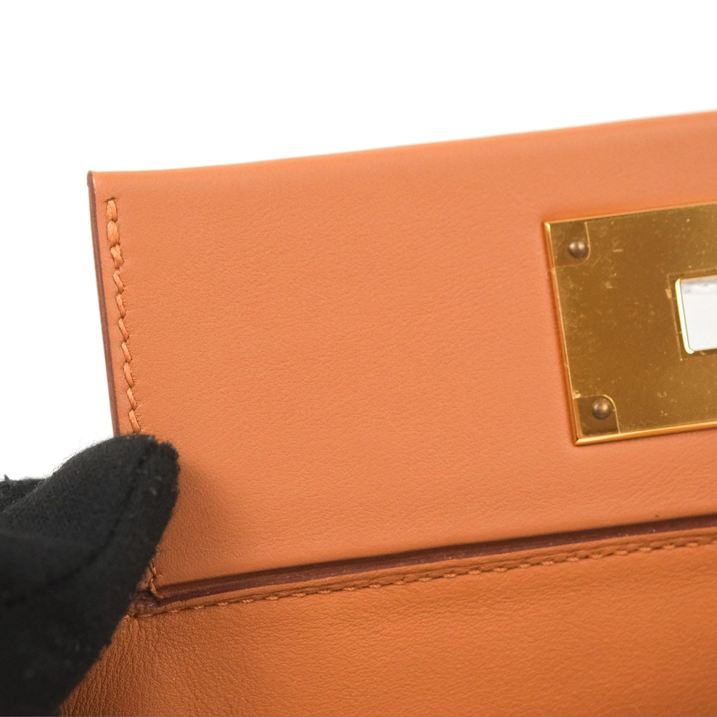 Hermès 24/24 21 Mini Gold Evercolor/Swift Gold Hardware