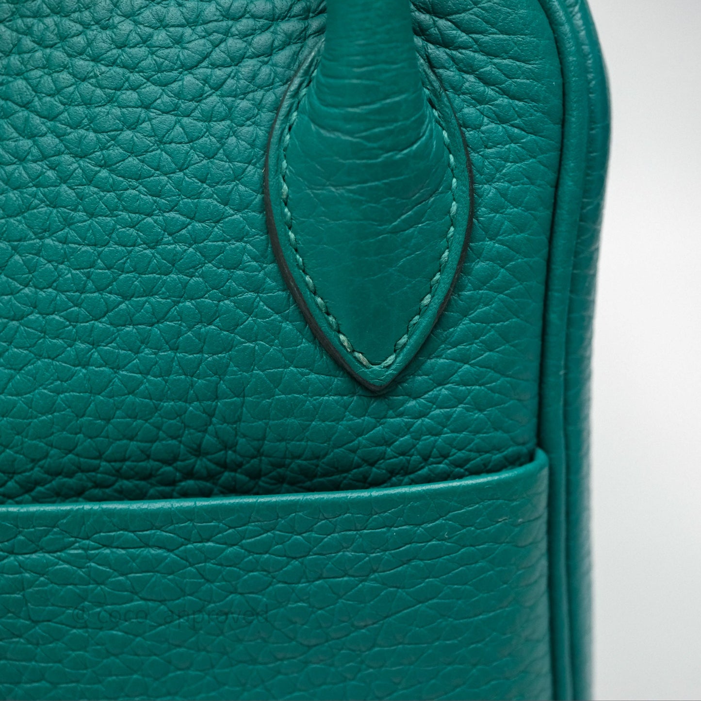 Hermès Lindy 26 Vert Verone U1 Clemence Palladium Hardware