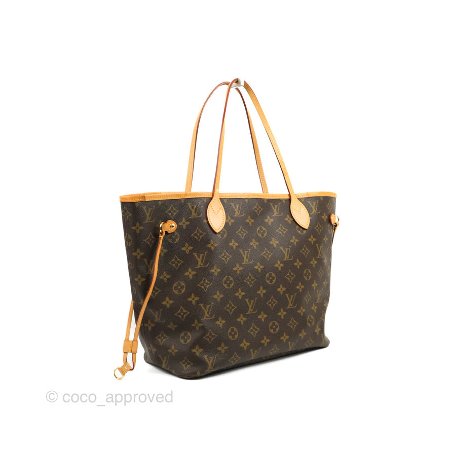 Louis Vuitton Neverfull MM Tote Bag Monogram Canvas Fuchsia