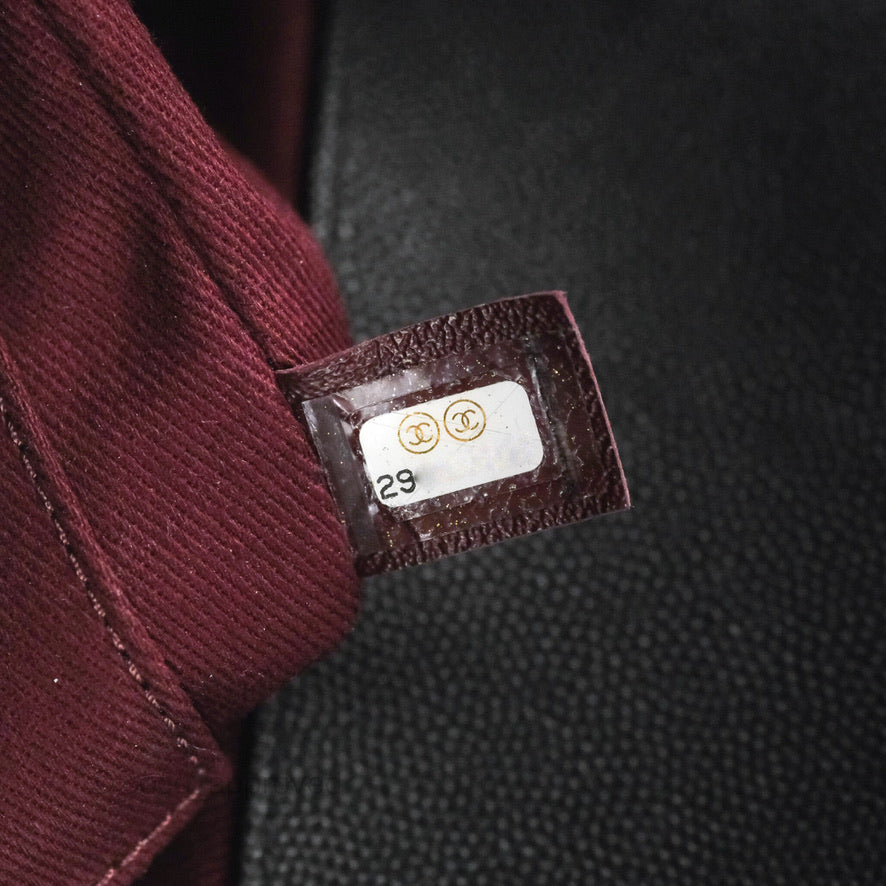 Chanel Quilted Medium Business Affinity Flap Black Caviar Gold Hardware