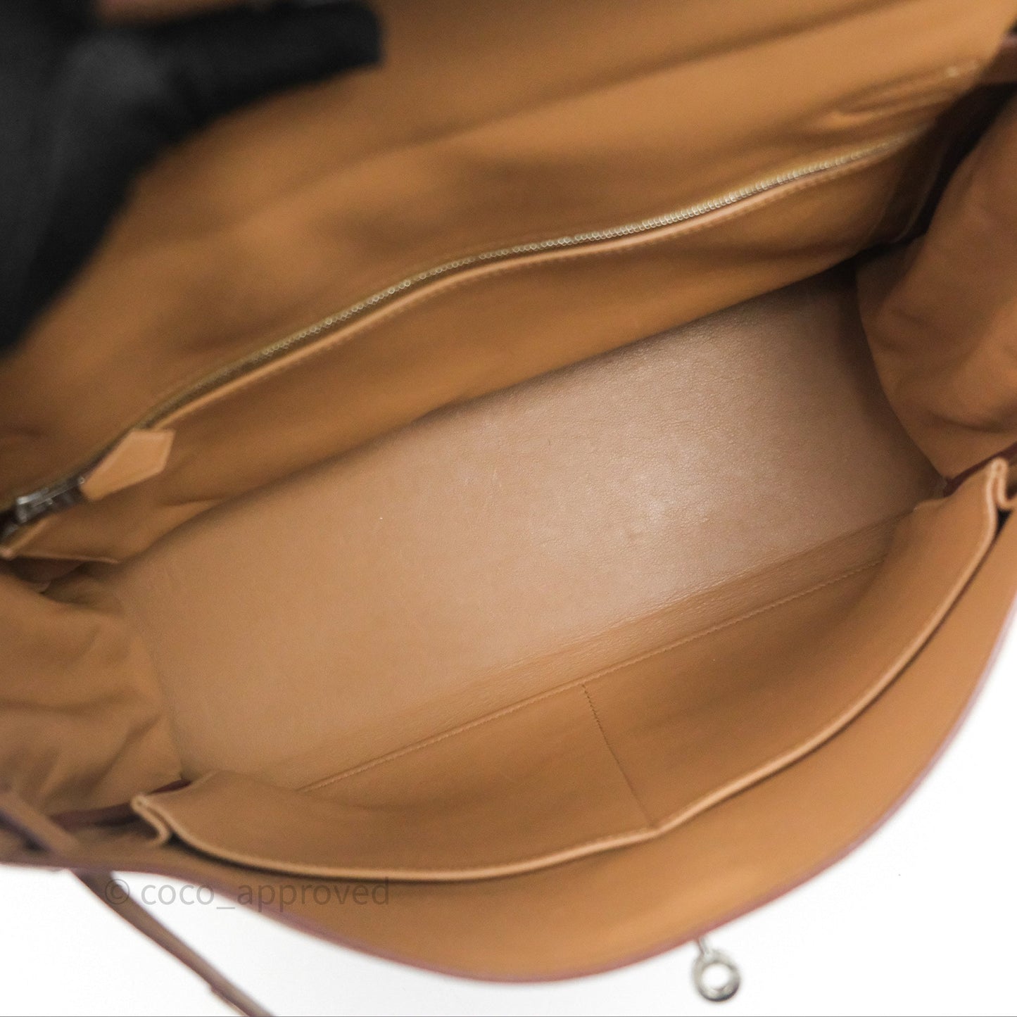 Hermès Kelly 35 Retourne Chai 0M Evercolor Palladium Hardware