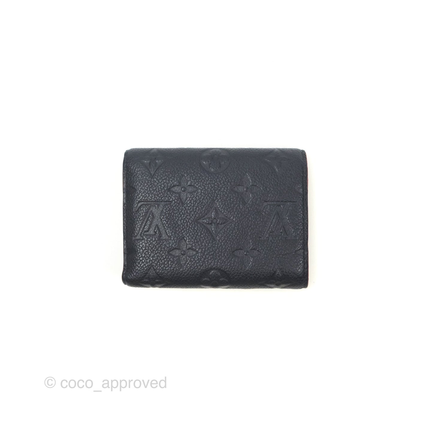 Louis Vuitton Victorine Wallet Marine Rouge Monogram Empreinte