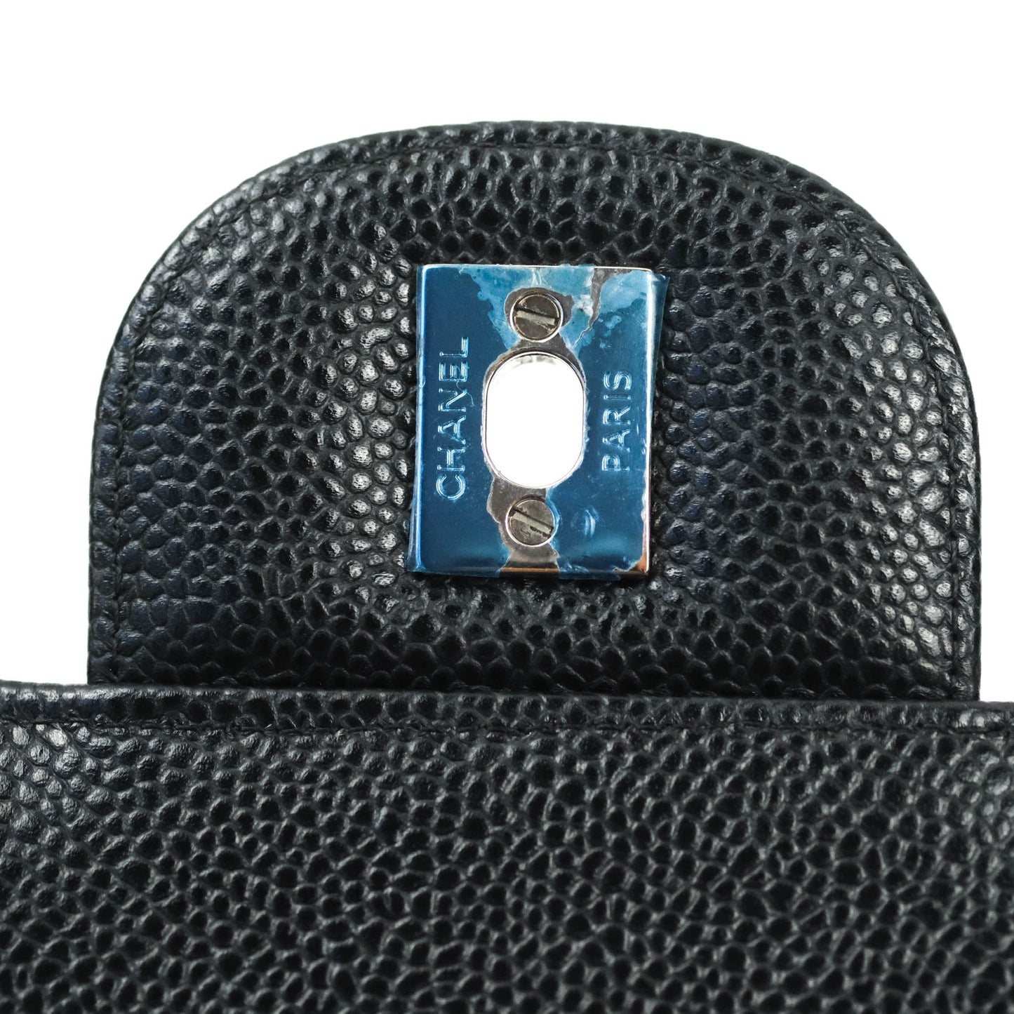 Chanel Jumbo Double Flap Black Caviar Silver Hardware⁣⁣