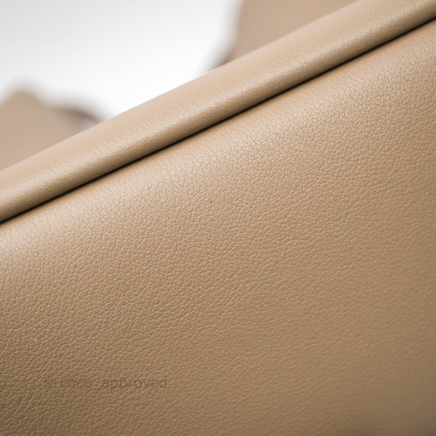 Saint Laurent LE 5 à 7 Supple Large Dusty Grey Grained Leather Gold Hardware