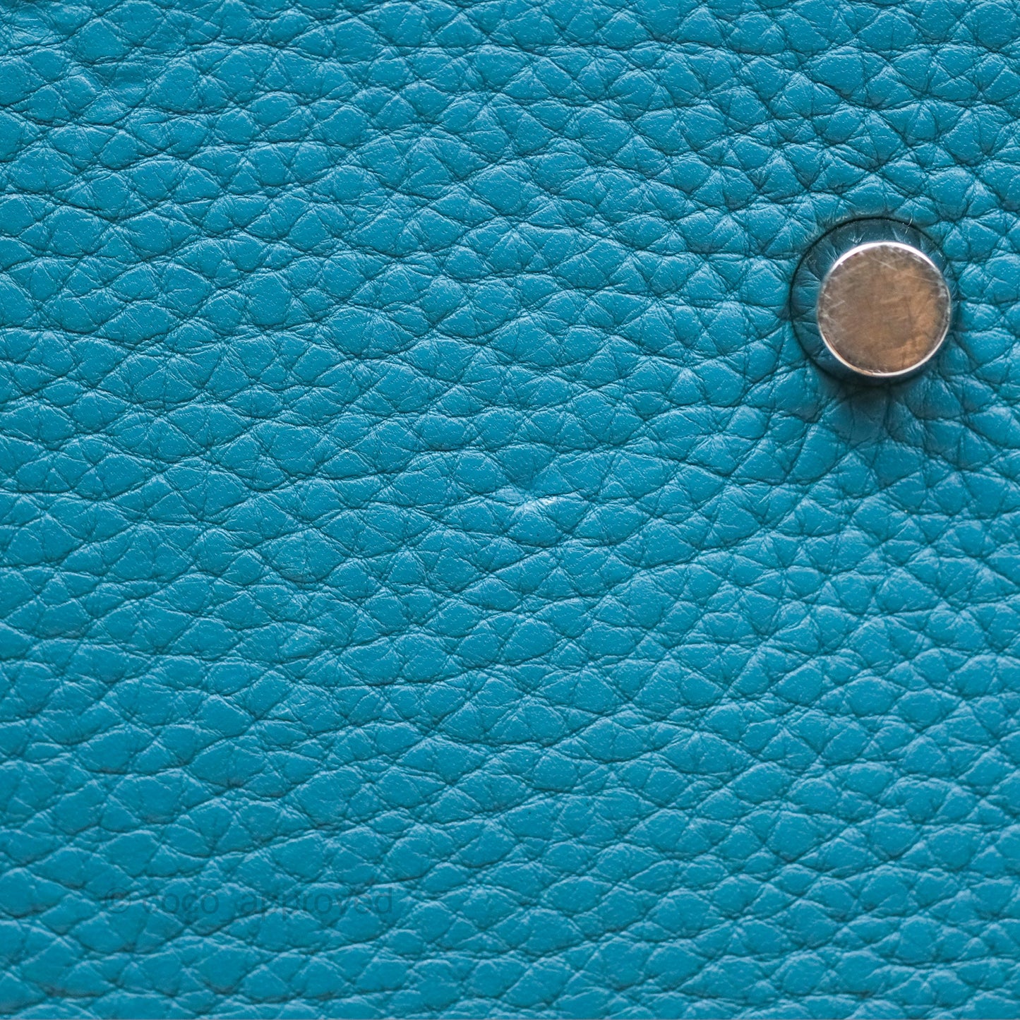 Hermès Lindy 34 Blue Jean Clemence Palladium Hardware