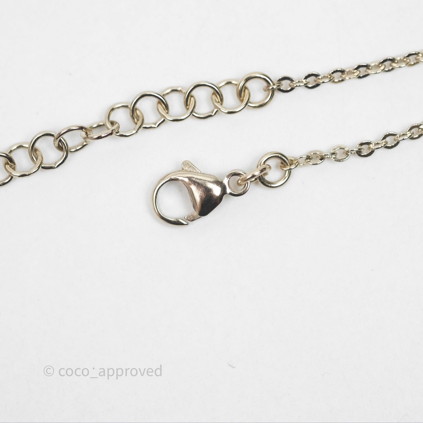 Chanel CC Crystal Bracelet Gold Tone 25P