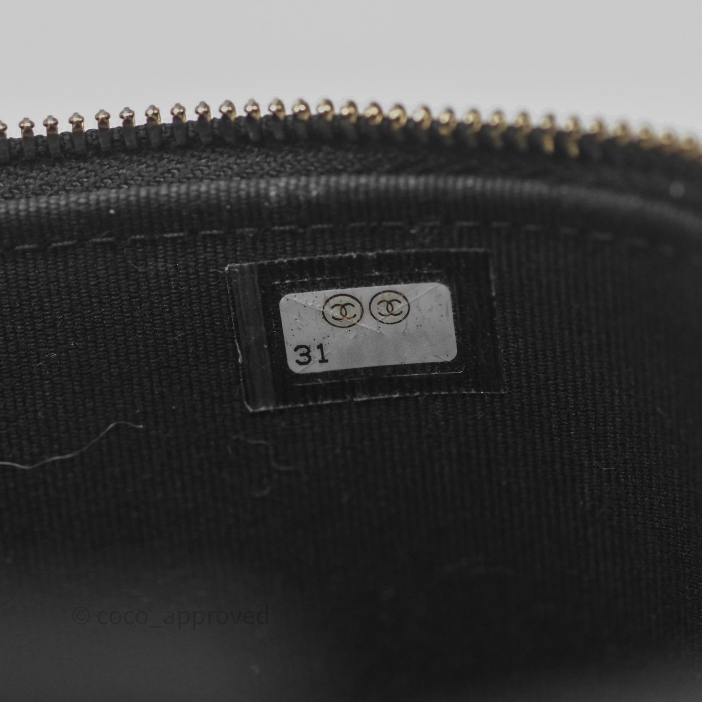 Chanel Vanity Rectangular Top Handle Black Lambskin Gold Hardware
