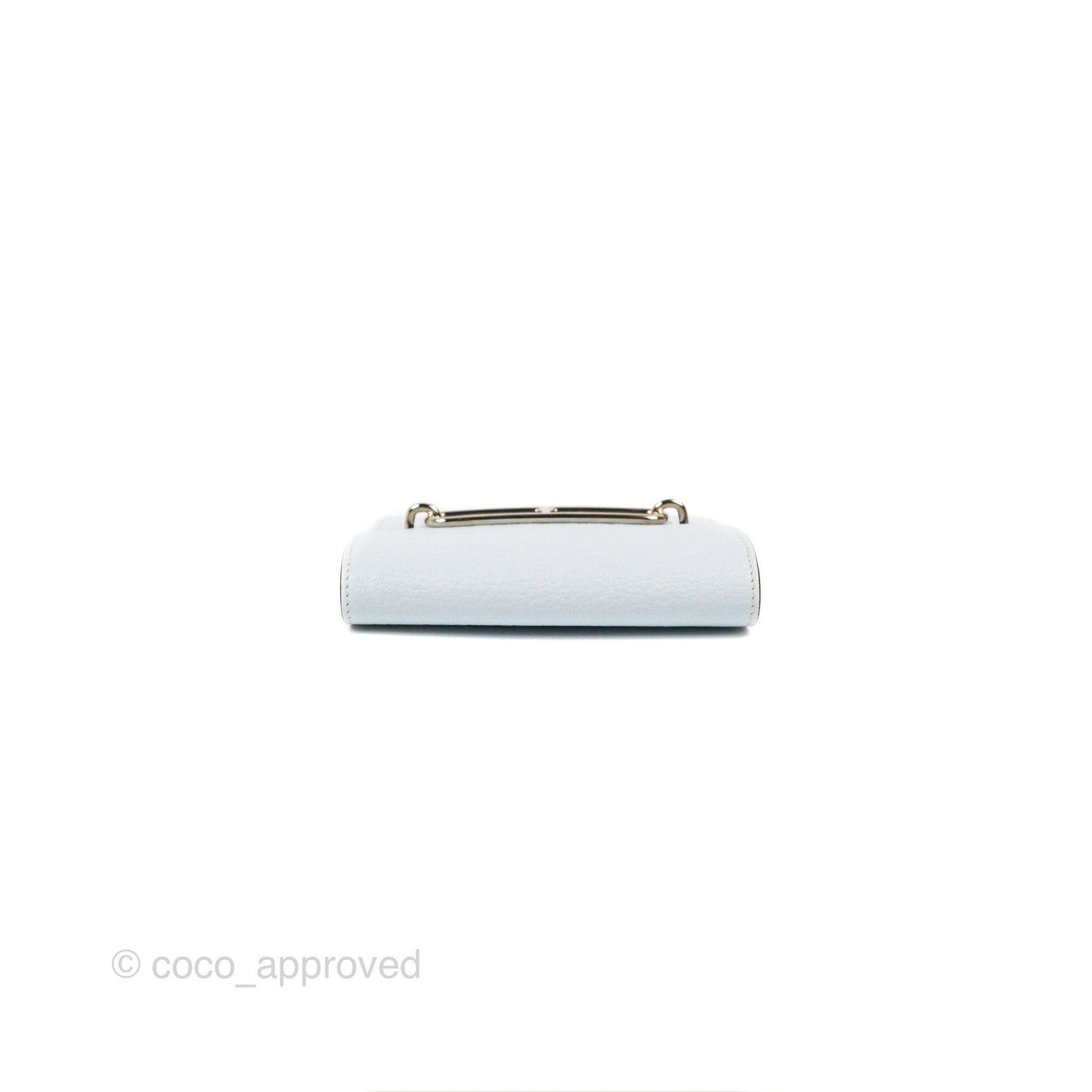 Hermès Roulis Slim Wallet Bleu Brume Chevre Mysore Palladium Hardware