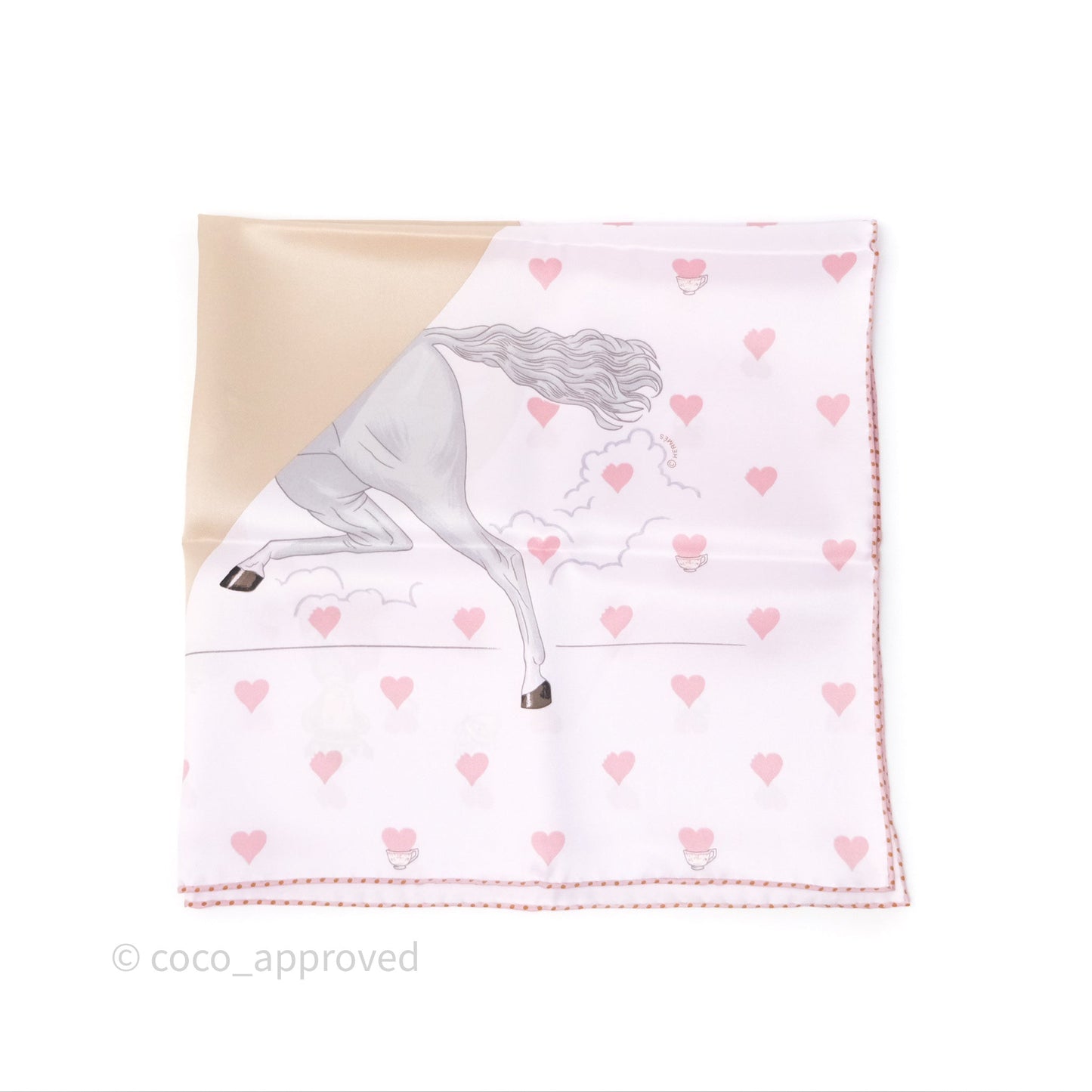 Hermes Tea Time Scarf 70
