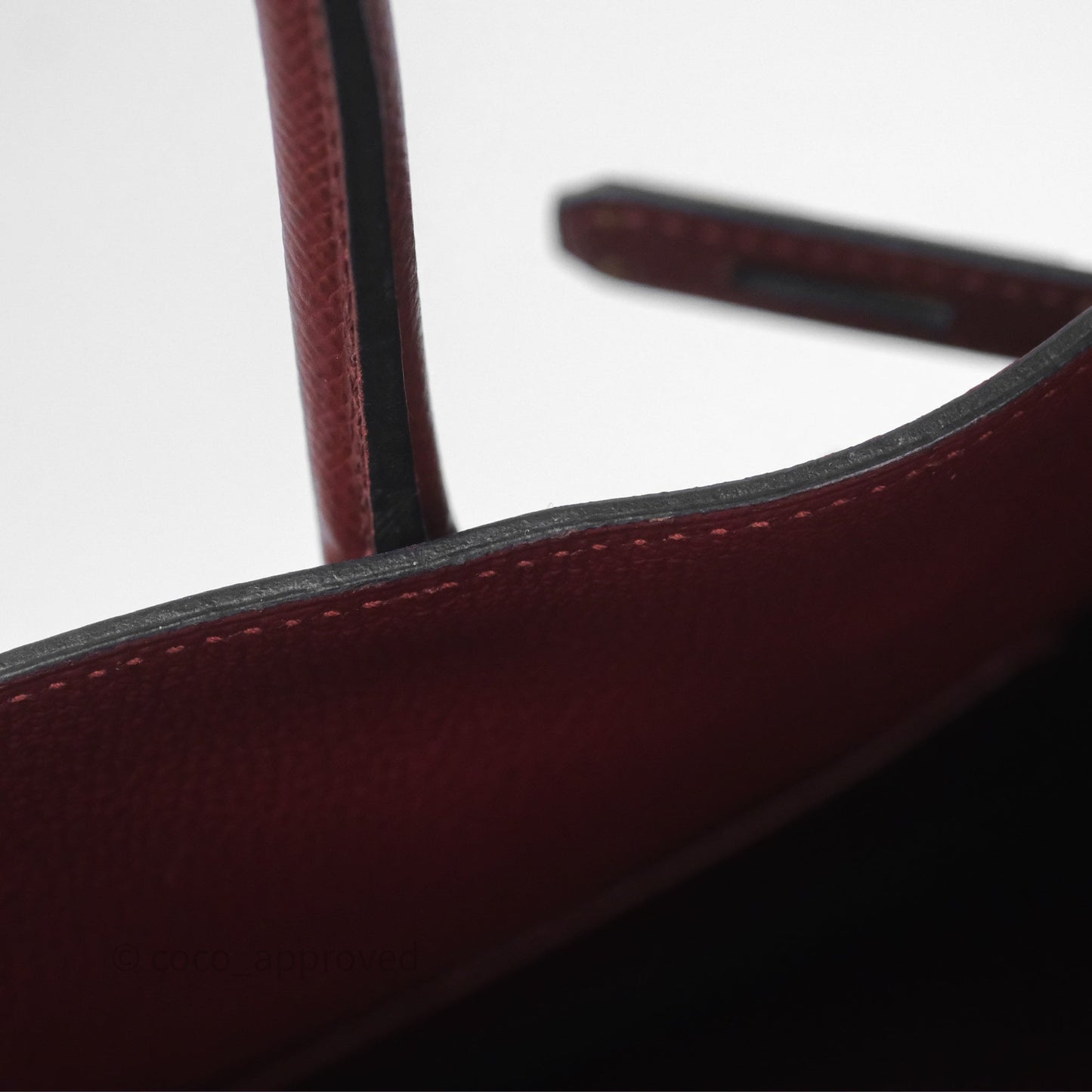 Hermès Birkin 30 Retourne Rouge H 55 Epsom Gold Hardware