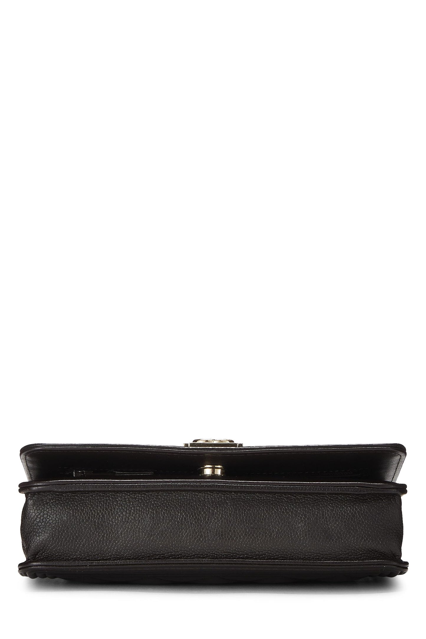 Chanel,  Brown Quilted Caviar Boy Wallet on Chain (WOC), Brown