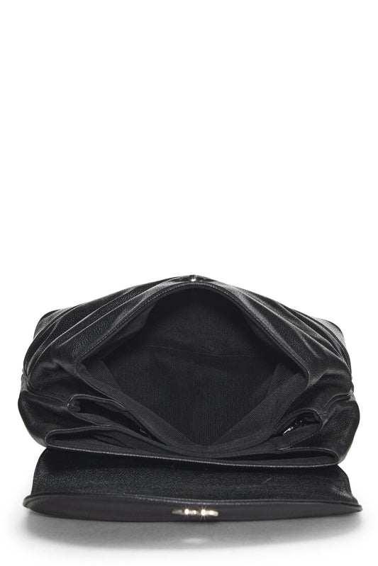 Chanel,  Black Caviar 'CC' Backpack, Black