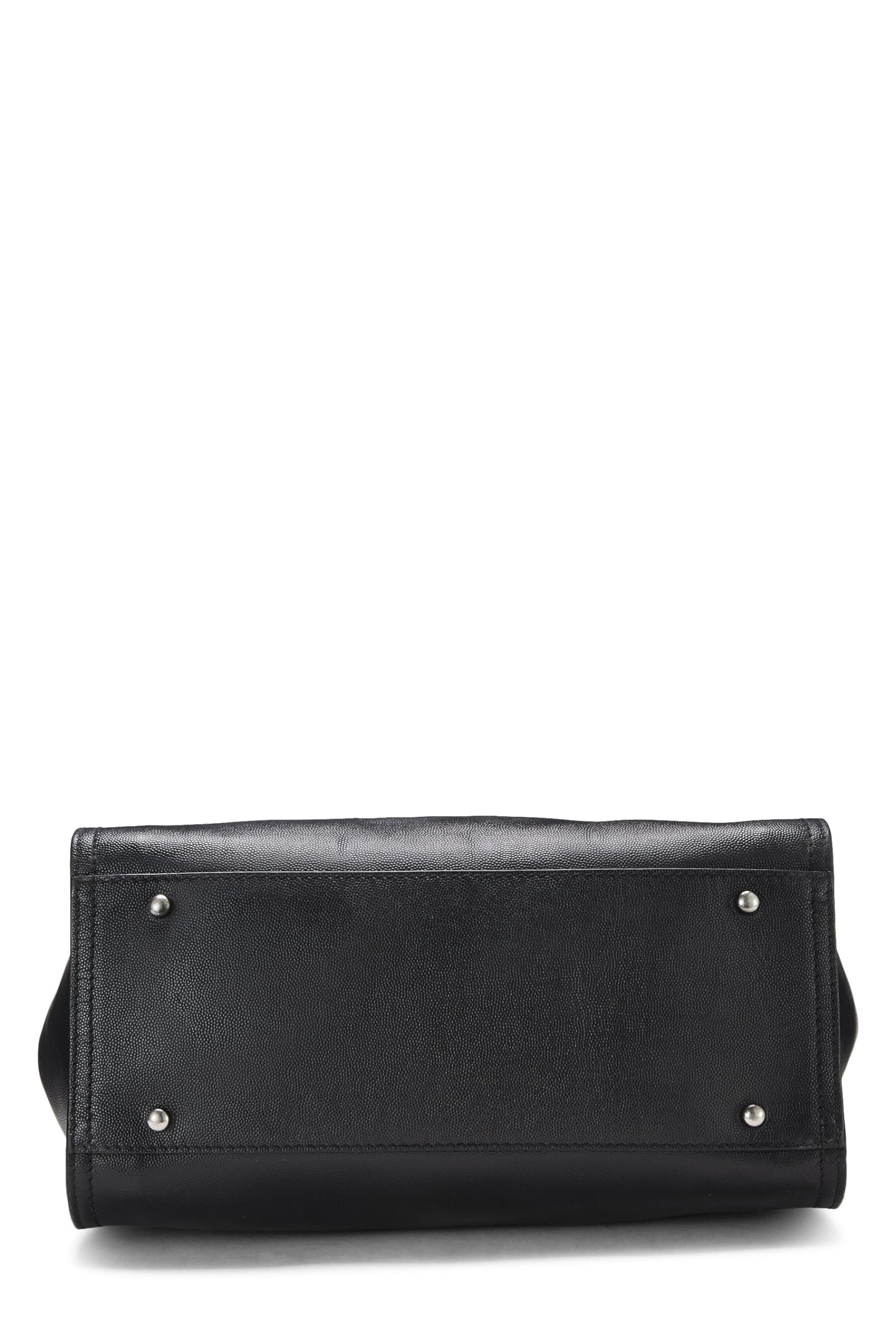 Chanel,  Black Caviar Studded Deauville Shopper Small, Black