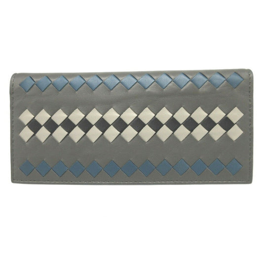 Luxury Bottega Veneta Leather Long Wallet (Bi-Fold) ()