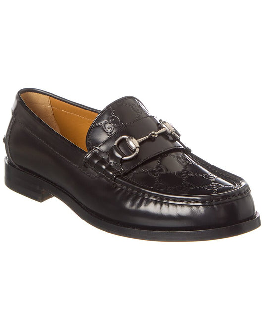 Luxury Gucci Trending 2025 Horsebit GG Leather Loafer