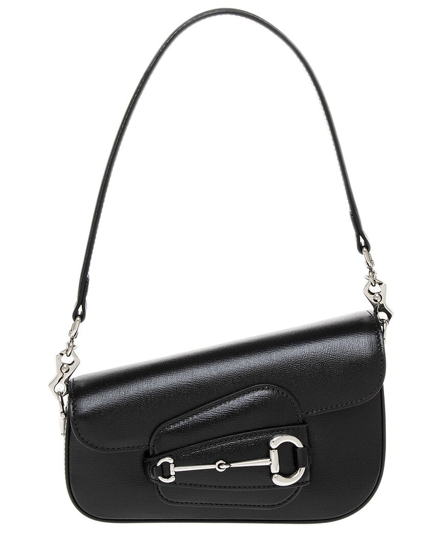 Luxury Gucci Trending 2025 Horsebit 1955 Mini Leather Shoulder Bag