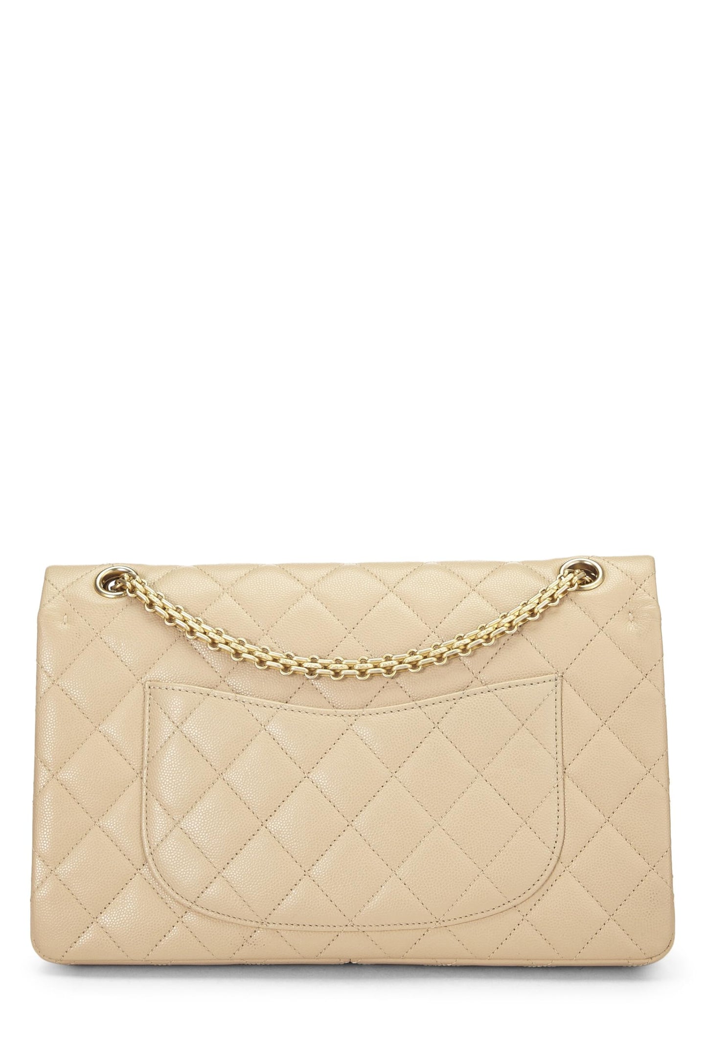 Chanel,  Beige Quilted Caviar 2.55 Reissue Flap 226, Beige